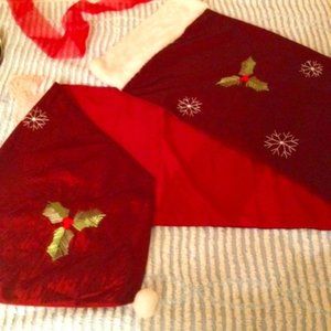 Santa Hat Table Runner